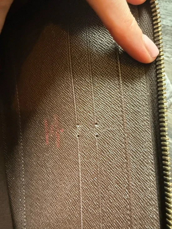 Louis Vuitton Brown Coated Canvas Wallet - Picture 3 of 4